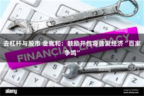 去杠杆与股市 金胤和：鼓励并包容首发经济“百家争鸣”